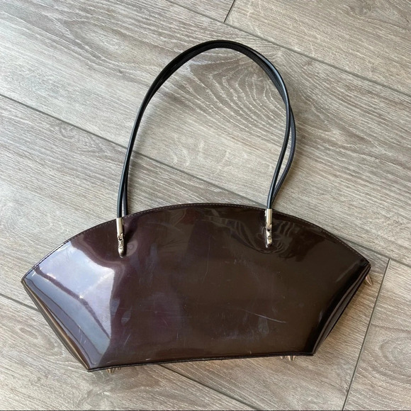 Beijo Over The Moon Patent  Leather Shoulder Bag - Picture 7 of 13
